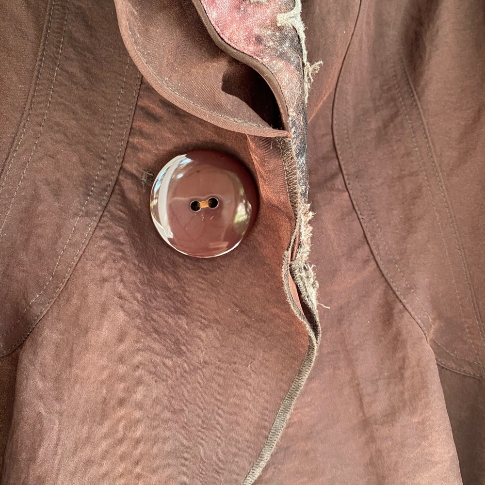 Fitted Jacket With Ruffles - Picture 7 of 10